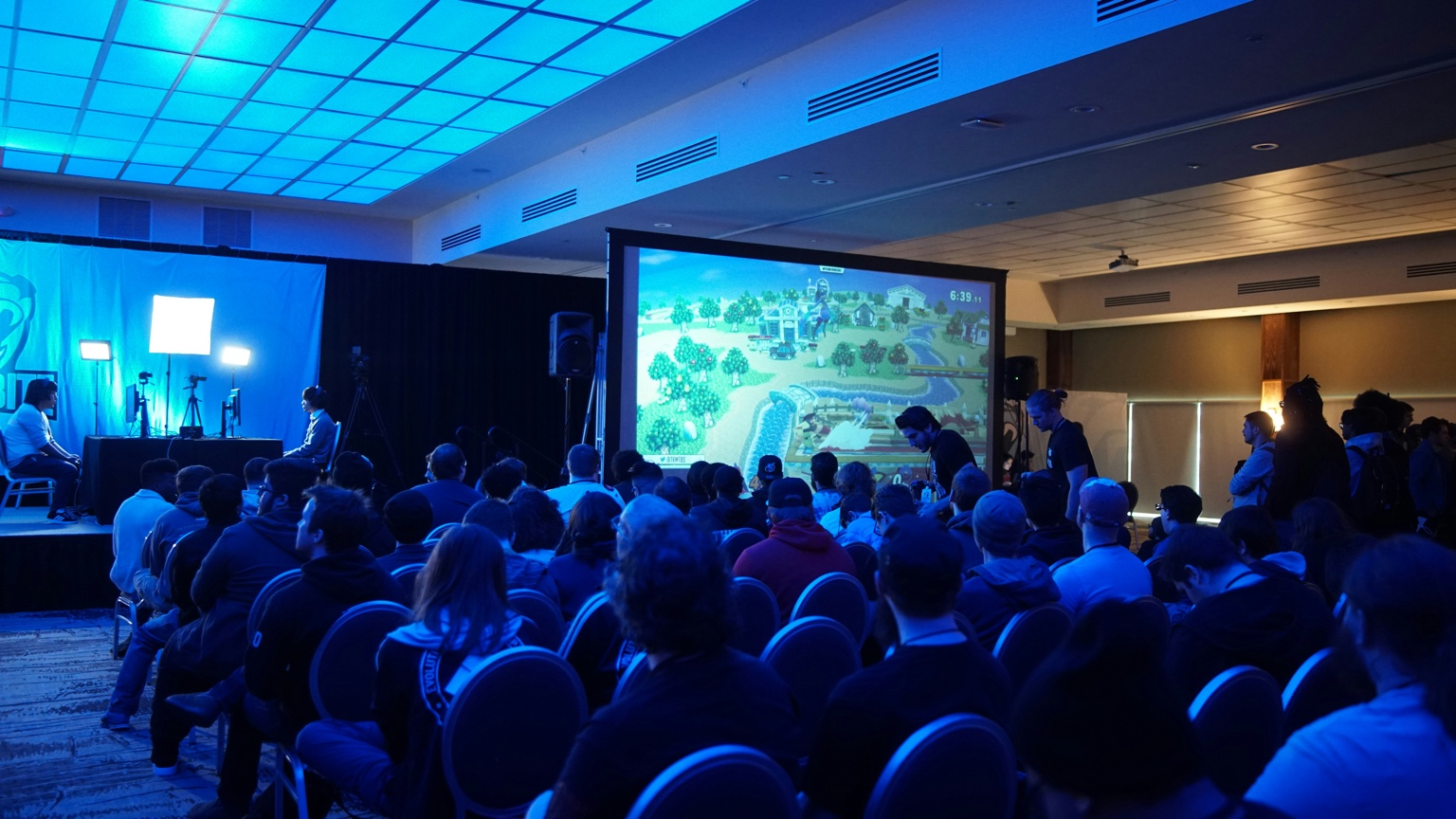 Audience at an event